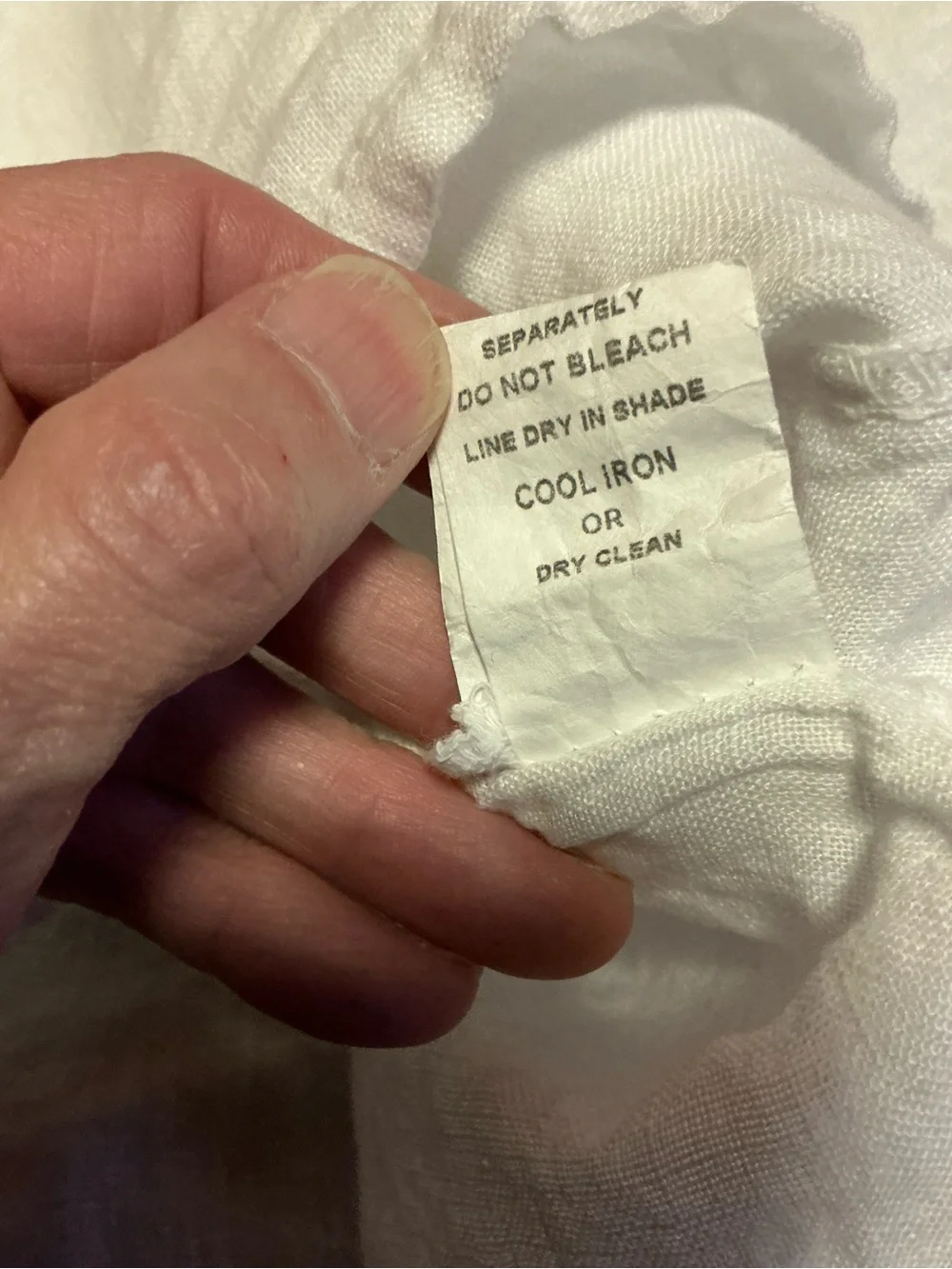 Francesca Bettini White Linen Tunic Top Made in Italy Pockets Medium - Picture 5 of 15